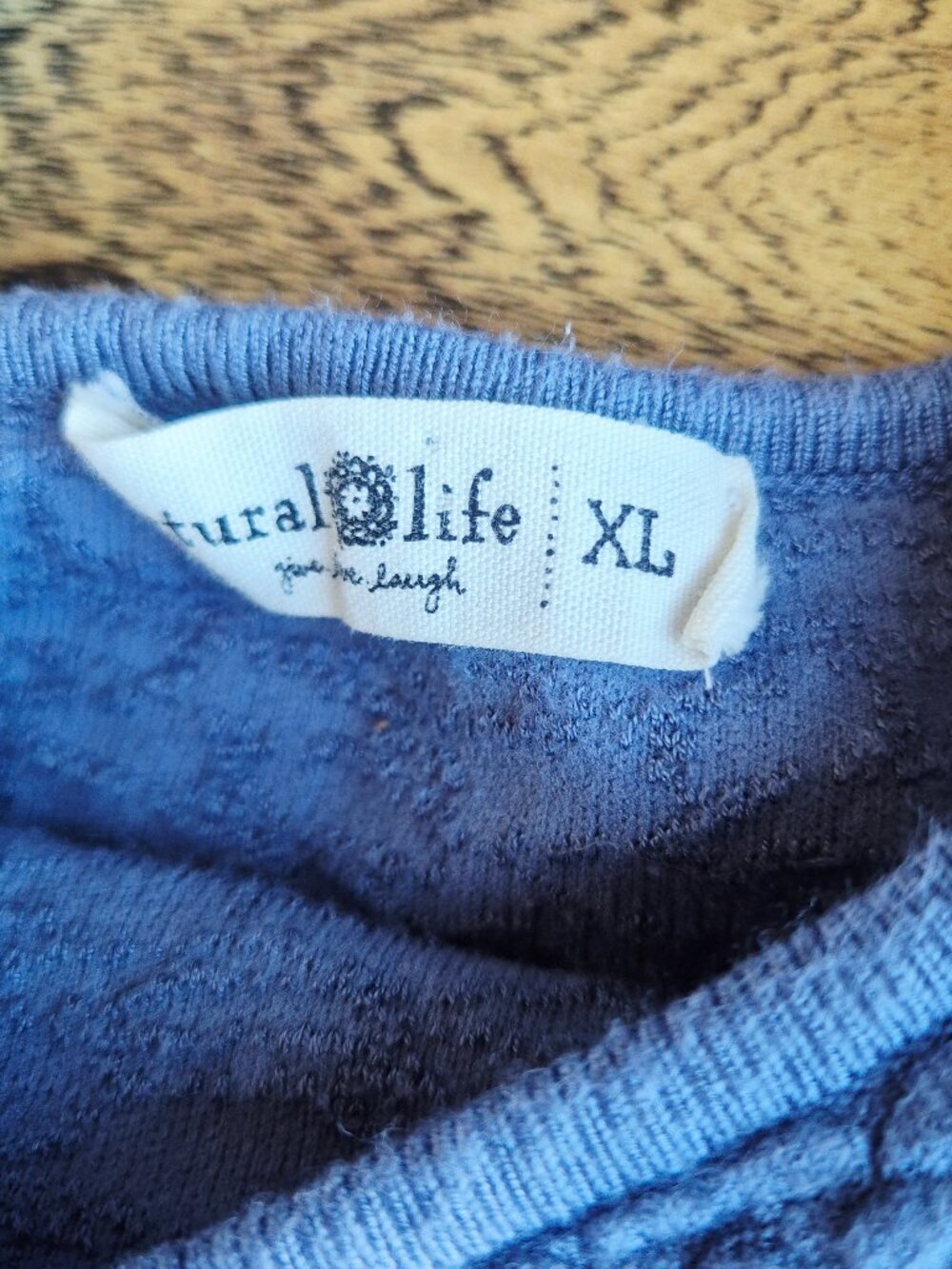 Natural Life Danielle Square Neck Texture Knit Tank Top Dusty Blue - Picture 10 of 13